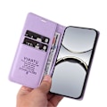 Pikkukuva 4 / 5: Oppo Find X8 Pro 5G Lompakkokotelo YIKATU YK-001 PU-nahkainen puhelinkotelo jalustalla - Vihreä[HK] Light Purple Multicolor