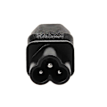 Miniatyrbillede 4 af 4: IEC 320 C13 Hun Til C6 Han 3-benet Kløverblad Stik Konverter AC Strømadapter xi[HK]