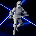 Miniatyrbild 5 av 5: Dummy 13 Robot Actionfigur i rustning, T13 Femte generationens medeltida riddare med vapen och sköldar, helkroppsaktivitetsrobot  Guld