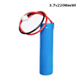Miniatyrbillede 4 af 5: 2200mAh 3.7V Genopladeligt Batteri Akkumulator Fiske LED Lys Bluetooth Højttaler B1[HK]
