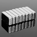 Pikkukuva 3 / 5: HKK  8 kpl 20x10x5mm N52 Kuutio Harvinaisten Maametallien Neodyymi Jääkaappimagneetti Super Vahva Lohko Mengxi