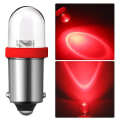 Miniatyrbilde 1 av 5: 10 stk 12v 53 57 T11 T4w Ba9s T4w 1895 Gauge Dashboard Kartlampe Interiør Kuppel Dør Signalpære Instrumentklyngelys[hk] Red