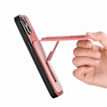 Miniatyrbillede 4 af 5: Til Nothing Phone (2a) Etui med Præget Mønster, Kortholder, Støttefod, Læder Bagcover [HK] Style A Multicolor