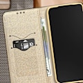 Miniatyrbillede 4 af 5: Etui til Galaxy S24 Plus / S25 Plus Clapet Wallet Video Stand[HK] Black