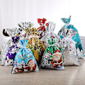 Miniatyrbillede 2 af 3: 10x Juleposer Genanvendelige Store Julegaveposer Snørepose Gavepose[HK] Guld 29*43cm