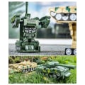 Miniatyrbillede 5 af 5: Drenge Transformer Legetøj Tank Køretøj Transformers Børn Robot Børns Fødselsdag Gave[HK] Desert yellow Tank