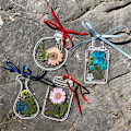 Miniatyrbild 3 av 5: Torkat Blombokstäcke, Transparent Torkat Blombokstäcke, DIY Torkat Blombokstäcke, Passar Kvinna Barn Examen C[HkkK] Transparent