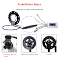 Miniatyrbild 2 av 5: Cykel Pedalassistsensor Elektrisk Cykel Pedalassistent Sensor Drivsystem[HK] B
