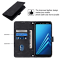 Pikkukuva 3 / 5: Nahkakotelo Samsung Galaxy A8+ 2018:lle [HK] Black