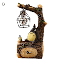 Miniatyrbild 1 av 5: Tecknad Totoro Design LED Nattlampa Harts Hem Display Modell Form Dekor[HK] B