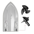 Miniatyrbilde 2 av 4: Propellermotor og venstre/høyre propellbeskyttelse fiskebåt reservedeler jy[HK] 1 pair of Propeller