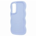 Pikkukuva 4 / 5: WANLONFENG XL -sarja Samsung Galaxy A05s 4G -puhelimelle Aaltoileva reunus TPU-kuori karkaistulla lasikalvolla [HK] Style F Multicolor