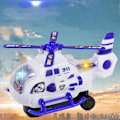 Miniatyrbild 1 av 5: Helikopterleksak, Helikopter med 4D Fantastiska Realistiska Ljus och Ljud, Automatisk Bump Go Leksak för Barn Pojkar Flickor, Födelsedag eller Julgåva[HK] B
