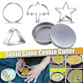 Miniatyrbild 3 av 3: 5 st/set Squid Game Kex Sockerpaj Squid Game Cookie Godisform xi-Rabatt[HK]