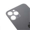 Miniatyrbillede 5 af 5: Batteri Hus Cover Reparationsdel (Stort Hul) til iPhone 12 Pro Max[HK] Style C Multicolor