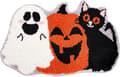 Halloween Græskar Spøgelse Sort Kat Mønster Badeværelsesmåtte (50*80cm), Skridsikker Brusemåtte Dørmåtte Entremåtte Tæppe Gulvmåtte