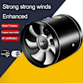 Miniatyrbillede 3 af 5: Emhætte Tovejs Røgsugning Bas Støjreduktion Stabil Drift Super Sugekraft Stærk Vind Ventilation Fortykket Blade Ensartet Ai[HK] White 4Inch