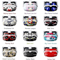 Miniatyrbillede 4 af 4: VR Headset og Controller Skin Stickers kompatible Oculus Quest 2 Tilbehør (Flammende Kranie) [HK]