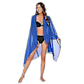 Miniatyrbild 4 av 4: Strand Sarong Pareo Bikini Wrap Kjolförkläde Badkläder [HK] Blue