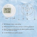 Miniatyrbild 3 av 5: Istermometer och timer för isbad, vattentermometer för isbad, vattentäta tillbehör för kallt dopp i isbad [HK] White