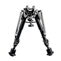 Miniatyrbild 1 av 5: Bipod 6~9 Tum Teleskopiskt Stativställ Passar 20mm Picatinny Rail Hfmqv [hy][HK]