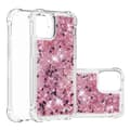 Glitter Bling TPU-fodral iPhone 13 Roséguld