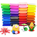 Miniatyrbilde 1 av 5: 36/24/12 Fargesett Lett Myk Leire DIY Lekebarn Utdannings Plastilina Sikker Fargerik Lett Leire Leke  12 Farger
