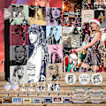 Miniatyrbillede 3 af 4: Taylor The Swift Julekalender med 24 Stykker Gave Juleakryl Dekoration og Armbånd Overraskelse Julefavoritter[HK]