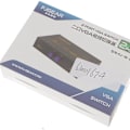 Miniatyrbild 4 av 5: 2 In 1 Ut VGA Manuell Delningsväljare Switchbox För LCD PC MC[HK]