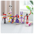 Miniatyrbillede 4 af 5: MOC The Amazing Digital Circus 8-i-1 Anime Figurer Byggesæt Søde Tegneserie Legetøj til Børn[HK]