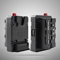 Miniatyrbillede 2 af 5: Strømadapter Monteringsplade til Mini Nano V/V Mount Batteri til NP-F NP-F960 NP-F970, D-Tap til Kamera/[HK] Black