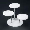 Miniatyrbillede 3 af 3: Multi-lags Kageholder Rundt Kage Stativ Holder Bakke Til Fest Kage Dessert Mad Servering[HkkK] C