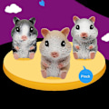 Miniatyrbild 3 av 4: Stressleksak Hög Imitation Djur Dekompression Långsam Rebound Söta Hamster Anti-stress Kläm Leksak för Vuxna[HK] Grey