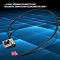 Miniatyrbilde 4 av 5: Løpebånd Hastighetssensor Kabel 3 Pin Lyssensor Takometer Magnetisk Induksjon Hastighetssensor for Løpebånd[HK] Black