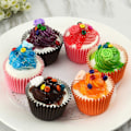 Miniatyrbillede 2 af 5: Realistisk Kunstig Falsk Kage Cupcake Model Kop Display Fotografi Rekvisitter Håndværk[HK] Multi
