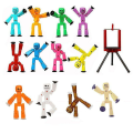 Miniatyrbild 1 av 5: Stikbot Actionfigurer i Slumpmässiga Färger - Roliga Animationsdockor med G[HK]
