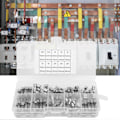 Miniatyrbillede 5 af 5: 100 stk. Glassikringer Assorteret Sæt Industriforsyninger 5 x 20 mm 0,2/0,5/1/2/3/5/8/10/15/20 AMP[HK]