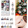 Miniatyrbillede 2 af 4: Taylor The Swift Julekalender med 24 Stykker Gave Juleakryl Dekoration og Armbånd Overraskelse Julefavoritter[HK]