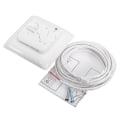 Miniatyrbilde 2 av 4: HKK Hvit 230v 16a Mekanisk Gulvvarmetermostat Temperaturkontrollbryter Med Gulvsensor