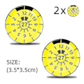 Miniatyrbillede 1 af 4: 2 stk. 3D gel sticker nummerplade forsegling badge, TUV plade mærkater -GSLA[HK] 27
