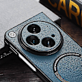 Miniatyrbild 5 av 5: Magnetiskt telefonfodral för OnePlus Open PU-läder+TPU-skal Kompatibelt med MagSafe[HK] Style D Multicolor