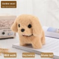 Miniatyrbild 5 av 5: Kawaii Plysch Hund Leksak Kan Gå Barka Nacka Simulering Plysch Elektrisk Valp Utan Batteri Barnleksaker Elektrisk Valp Kan Vifta På Svansen[HK] St Bernard02
