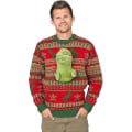 Miniatyrbillede 4 af 4: Unisex Grim Jultrøje, Nyhed 3D Sød Dinosaur Dukke Trøje, Sjove Fester Ferie Jumper Top, Til Kvinder Mænd - yujia[HK] Green M