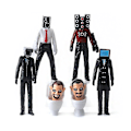 Miniatyrbild 1 av 5: Skibidi Toalett Man Kamera Figur Tv Man Högtalare Modell Kameraman Actionfigurer Julgåva[HK] B