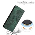 Pikkukuva 5 / 5: Samsung Galaxy A41 -kotelo, PU-nahkainen läppäkotelo magneettisella sulkimella, lompakkokorttipaikat ja jalustakotelo [HK] Samsung Galaxy A41 Green
