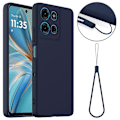 Pikkukuva 1 / 5: Motorola Moto G75 5G -kotelo, yhteensopiva MagSafe-nestemäisen silikonipuhelinkuoren kanssa ja kaulanauhalla [HK] Style A Multicolor