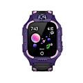 Pikkukuva 1 / 5: Uusi 2023 älykäs lasten kello GPS-puhelu viestikortti Sim vedenpitävä älykello lapsille S0S valokuva purple Waterproof