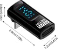Pikkukuva 3 / 5: 2 kpl Type C -sovitin, USB-C uros-naaras-sovitin, 140 W Type C -sovitin, USB-C-sovitin 8K digitaalisella näytöllä, 40 Gbps Type C -liitin [HK] Black