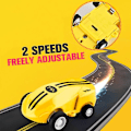 Miniatyrbillede 3 af 3: Mini High Speed Legetøjsbil Micro Racer Stunt Biler 360 Graders Roterende Lomme Racer Glød i Mørket[HK] Blue