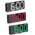 Miniatyrbild 3 av 3: Digital Dubbel Väckarklocka För Sovrum, Stor Display Sängklocka För Tunga Sovare Barn Senior[HK] Red